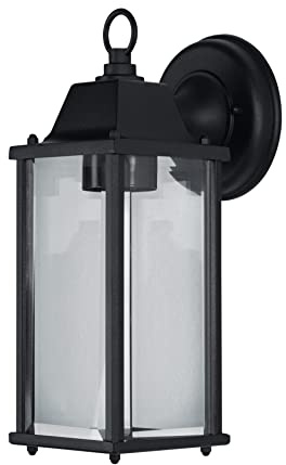Ledvance LED Wand- und Deckenleuchte, Leuchte für Außenanwendungen, Sockel E27, Endura Classic Lantern SQ 4060000000000 Schwarz
