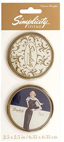 Simplicity 5075023009 Briefbeschwerer, Vintage-Stil, Blau, Einheitsgröße