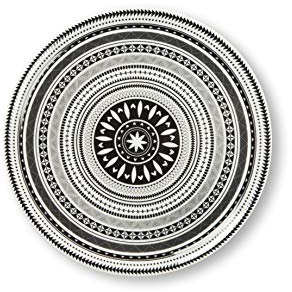 Excelsa Etnik Lot de 6 assiettes à pizza en porcelaine