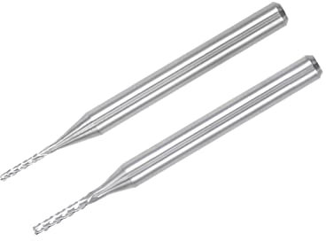 QUARKZMAN 20pz 0.9mm, 1.2mm Carburo Fresa Candele Incisione Fresatura Taglierina CNC Router Punte per PCB Macchina, 1/8 Gambo