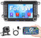 Hikity Android Autoradio mit Navi für VW Passat b6 b7 Golf 5 6 Plus Touran Seat Skoda Wireless Carplay Android Auto, 7Zoll Touchscreen Radio mit GPS WiFi Bluetooth Mirror Link FM EQ SWC Rückfahrkamera