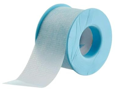 Silicone Medical Tape with 10 Gauze Swabs, 1 Roll 2.5cm x 4.5m | Hypoallergenic Surgical Tape for Wound Care, Dressings & Face, First Aid Waterproof Bandage for Sensitive Skin - NanaCare