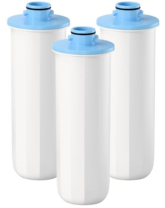 Waterdrop EWFLL Filtres Alcalins pour Carafe ED11L | Eau Alcaline Minéralisée, Fournit des Minéraux Sains, Améliore Le Goût, Durée Jusqu’à 3 Mois, Pack de 3