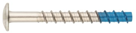 INDEX A PERFECT FIXING - TXT06050 [TXT] Tornillo para hormigón de fijación directa, Homologado, Cabeza truss y Huella TX50, Bimetal, Medida: Ø6 x 50, Caja de 50 unidades