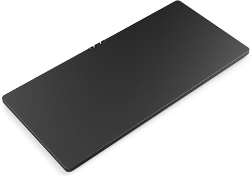 Marsail Ganzes Stück, 160 x 76,2 cm, Schreibtisch, 2,5 cm Dicke, rechteckiges schwarzes Brett für elektrischen Stehpult