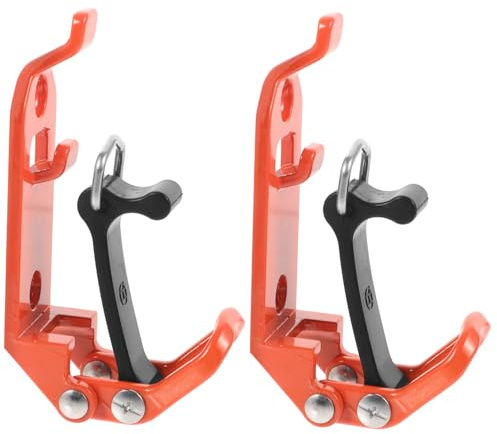 NUOBESTY 2pcs Zinc Alloy Rack Clamps Mounting Kit for Roof Rack Heavy Duty Holder for Trucks and Trailers Easy Installation Metal Clamp for Secure Storage