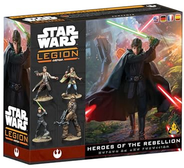 Asmodee, Star Wars: Legion - Heroes of The Rebellion, Espansione, Atomic Mass Games, Tabletop, 2 giocatori, 14+ anni, 120-180 minuti, tedesco, multilingue