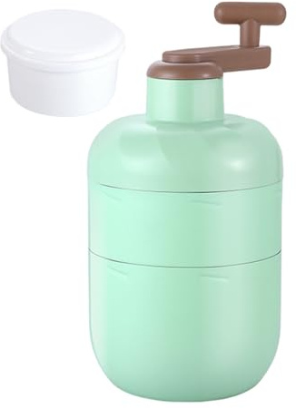 Ylnailky Tritaghiaccio - Macchina Per La Frantumazione Manuale Del Ghiaccio Con Manovella A Mano - Macchina Granita In Acciaio | Per Casa Cucina Picnic All Aperto Preparazione Bevande