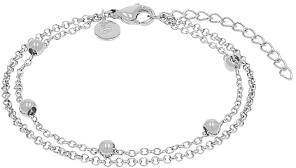 Tom Tailor Armband für Damen, Edelstahl, 16+4 cm, silber, Geschenkidee, Armschmuck, Damenschmuck, 2100644