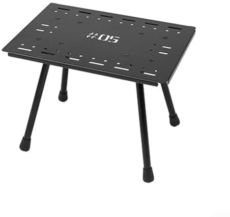 Oniissy Outdoor-Klappstuhl und Klappschreibtisch, Aluminiumlegierung, Campingmöbel für IGT, leicht, tragbar, für Campingstühle mit verstellbarer Höhe, faltbarer Tisch (Stuhl)