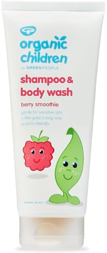 Green People Organic Children Shampoo & Body Wash, Berry Smoothie, 200ml
