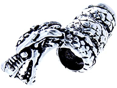 Bartperle Haarperle 925 Silber Drache 941