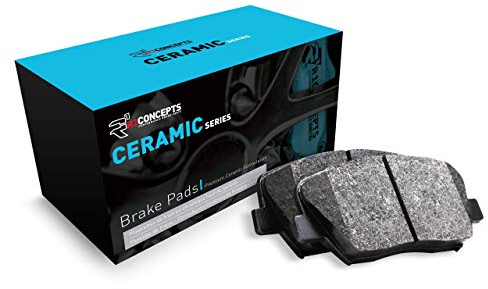R1 Concepts Ceramic Brake Pads For Chrysler 300 / Dodge Charger/Challenger - Rear Pads ONLY – For Vehicles with Solid or Vented Rear Rotors (See Fitment Notes)