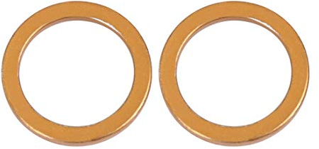 F FIERCE CYCLE 2x Krümmerdichtung Dichtring Auspuff 25mm ID 33mm OD Motorrad Auspuffkrümmer O-Ring Dichtung
