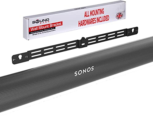 Soporte de Pared Soundbass ARC, Negro, Compatible con Sonos ARC y ARC Ultra, Ajustable en Profundidad, Todo el Hardware Incluido, Diseñado en el Reino Unido
