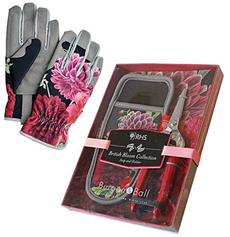 Burgon & Ball - British Bloom - Gloves & Snip/Holster Set, Multi