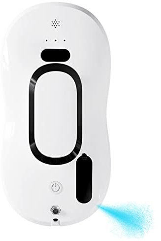 NYANS Robot Inteligente de Limpieza de Ventanas con Rociador de Agua, Limpiador de Ventanas Eléctrico Automático 5600Pa Succión Fuerte, con Tanque de Agua Grande de 40 Ml