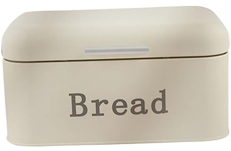 MAGICLULU Scatola Per Pane Metallo Con Design Moderno E Chiusura Ermetica Contenitore Per Conservazione Pane E Dolci Per Piano Cucina