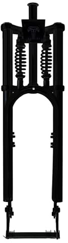 Tracer Fat Bike Fork,26 Over and Under Dual Spring Classical Fork,Disc Brake Steerer Length: 28.6mmx305mm, Hub Spacing 145mm for 26”29 x3.0 4.0 (FK-GT640305145D8-ED)