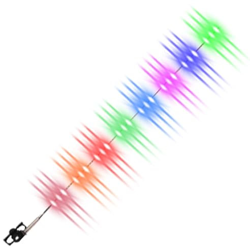 Fouets LED, fouets Lumineux pour Utv,Lumières RVB d'avertissement de Voiture 12 V/24 V - Lumières d'antenne LED étanches de 21.6 Pouces, fouets d'antenne éclairés pour UTV, ATV, Tout-Terrain, Camion