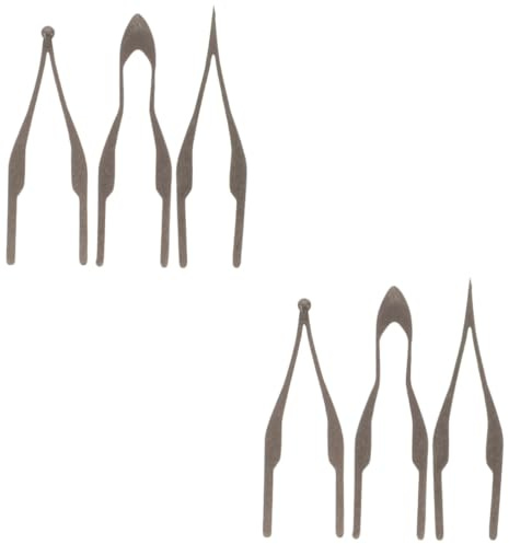 TEHAUX 6pièces Nibs De Remplacement Pour Stylo De Brûlage Du Bois De Pointes De Pyrogravure Avec Pointe Très Fine Pour Machine à Brûler Le Bois