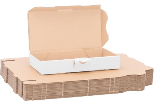 verpacking Maxibriefkartons 180 x 100 x 30 mm Maxibrief Weiß MB 0 Innenmaß von 176 x 96 x 27 mm Versand Post Faltschachtel Versandschachtel Büchersendung - optimal geeignet für den Versand 100 Stück