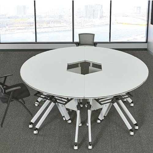 Faltbarer Modularer Konferenztisch Mobiler Büro Besprechungstisch für Trainingsraum, Arbeiten und Essen, Kostenlose Kombinationsmöglichkeit