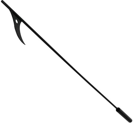 Cabilock Fireplace Poker in Acciaio Robusto Per Braciere Interno Ed Esterno Strumento Per Attizzatoio Con Manico Lungo Adatto Per Barbecue Campeggio e Caminetti