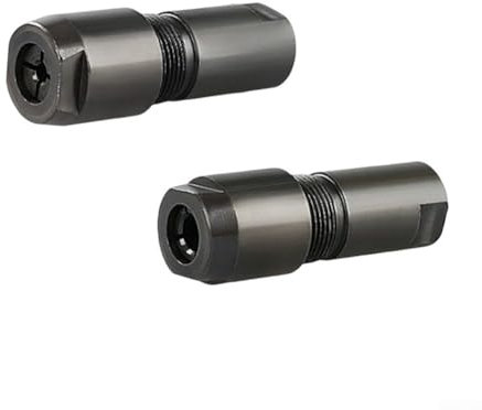 2-Piece Angle to Straight Grinder Converter Kit M10 Thread 3mm 6mm Chuck Adapter for 100-Type Power Tools