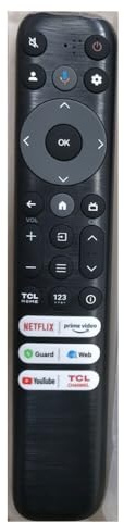 XINFUTE RC813 FMBA pour télécommande TCL Bluetooth Voice TV RC813 FKB1