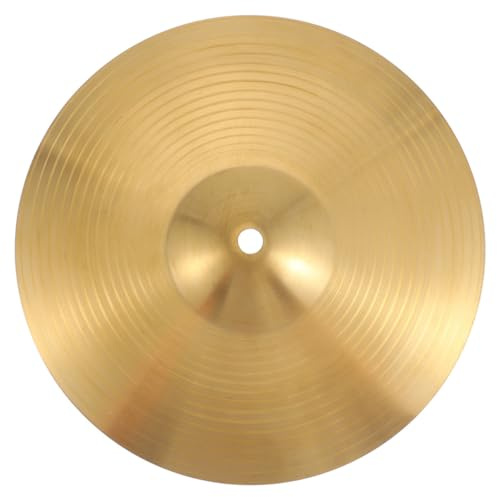 Vaguelly Platillo Crash de Latón para Batería de Jazz, Sonido Excepcional y Gran Durabilidad, Adecuado para Instrumentos de Percusión