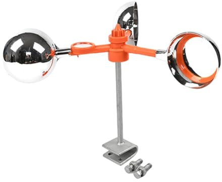 Répulsif à Oiseaux avec Répulsif Solaire, Dissuasif Réfléchissant pour Oiseaux, Dispositifs Anti- Rotatifs à 360 °, 30, 5 Cm de Haut, pour Verger, éloigner Les Du Jardin, de La Cour, Base Galvanisée