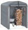 Sobuy Garage Auto per Esterno Tenda per Bicicletta Box Moto Impermeabile Tendone per Auto Moto e Attrezzi Capanno da Giardino e Ripostiglio da Esterno Grigio 120x176x163 cm KLS11-DG