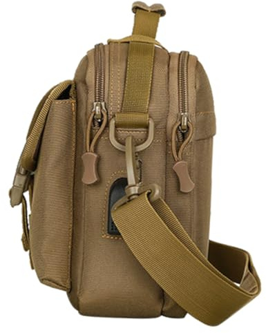 GALPADA Camping Angeltasche Umhängetasche Herren Outdoor Tasche Verstellbar Langlebig Robust für Angler und Camping
