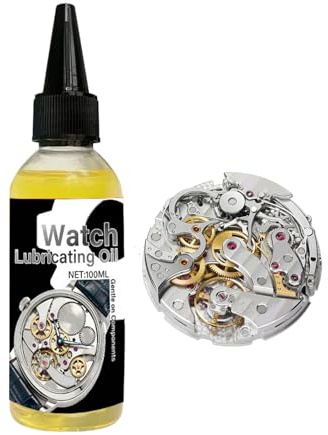 Huile Lubrifiante Adaptée - Huile Graisseuse Pour Horloges 100ml,Graisse De Précision Montres | Pour Maintenance Atelier Réparation Horloger Maison Industrie