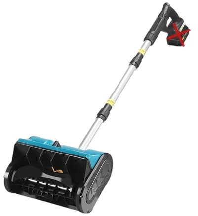 Bürstenloser, Kabelloser Elektroschneefräse: Zusammenklappbare Handschneefräse for Straße, Einfahrt Und Garten (m18, Ohne Akku)(for Makita)