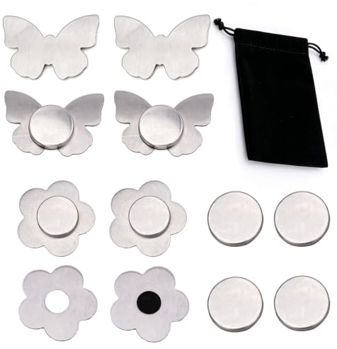 8 Stück Tischdeckenbeschwerer,Magnet Tischdeckenbeschwerer | Extra Schwer Tischdecken,für draußen,Tischdeckenzange aus Edelstahl mit Magnet,für Draußen Party Camping Hochzeit
