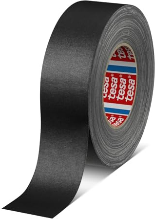 TESA tesaband 4661. Cinta de tejido Extrafuerte 50m x 50mm Negra