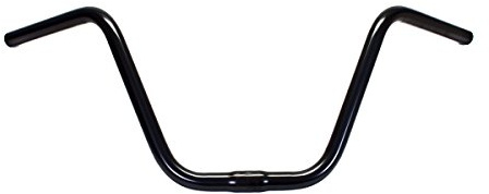 Sunlite Medium Hi-Rise Handlebar 27.5 Wide x 9 Rise x 1 Clamp Black