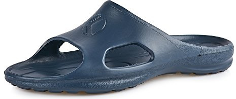 Ladeheid Dam Lätt EVA Flip-flops Trädgårdsskor Badmössor Badskor KL039D (MörkBlå, 39 EU)