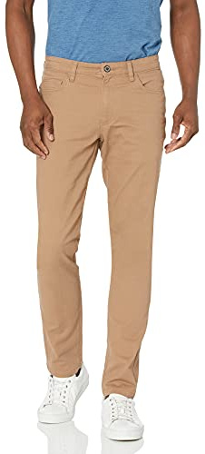 Amazon Essentials Pantalon Chino Extensible et Confortable à 5 Poches, Coupe Skinny Homme