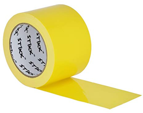 STIKK Duct Tape - Yellow Duck Tape - 3 inch x 25 Yards - Heavy Duty Tape for Repairs, Household Projects - for Commercial HVAC and Construction - Effective Heavy Duty Waterproof Duct Tape