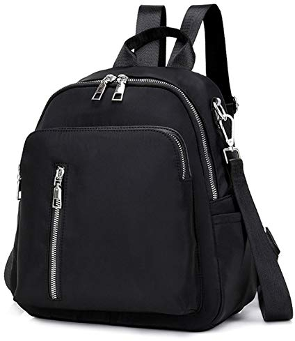 Hapkou 23ZU A black backpack, Acrylic, M