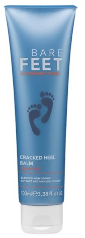 Bare Feet by Margaret Dabbs Cracked Heel Balm (100ml Travel-sized), Foot Care Balm Relief For Dry, Cracked, Rough Heels