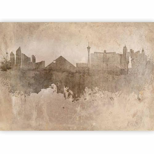 murando Fotomurales autoadhesivo Ciudad Las Vegas 441x315 cm Papel Pintado Decoración de Pared Murales Pegatina decorativos adhesivos 3d Fotográfico Concreto Edificios Arquitectura d-C-10001-a-a