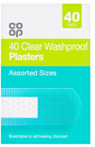 Co-op 40 Clear Washproof Plasters