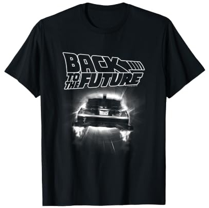 Back to the Future Delorean Fliegt Davon T-Shirt