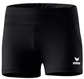 Erima Damen Racing 2.0 Leichtathletik Hotpants (8292309), schwarz, 38