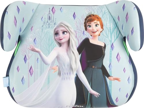 Tataway Disney Frozen Kindersitz mit Rückenlehne, i-Size ECE R129 Autolift für Kinder von 6-12 Jahren, 125-150 cm, 22-36 kg