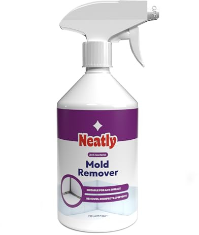 NEATLY Schimmelentferner Spray - 500ml - Effektives und Natürlicher Schimmel Entferner für die Wand, Anti Schimmer Spray, Antischimmelspray, Schimmelreiniger ohne Aktivchlor, Fungizid Spray